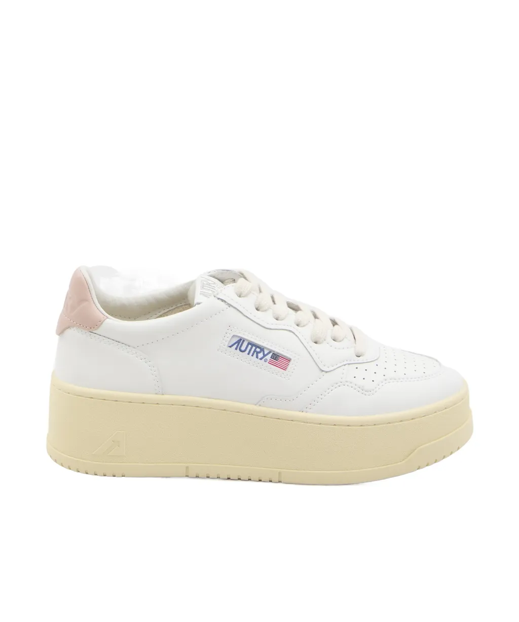 Platform Lace-Up Sneakers