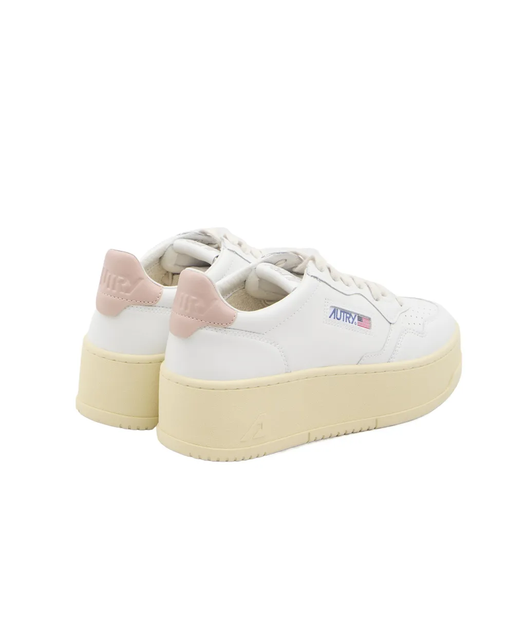 Platform Lace-Up Sneakers