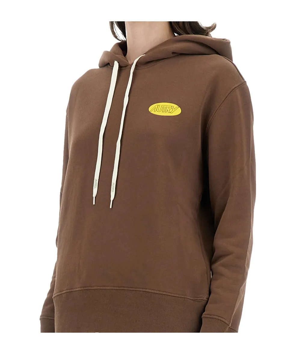Logo Printed Jersey Hoodie