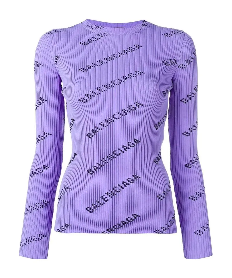 Logo Rib Sweater