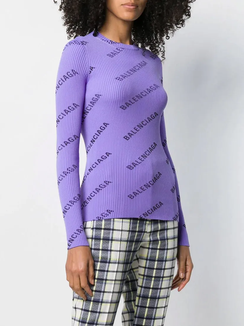 Logo Rib Sweater