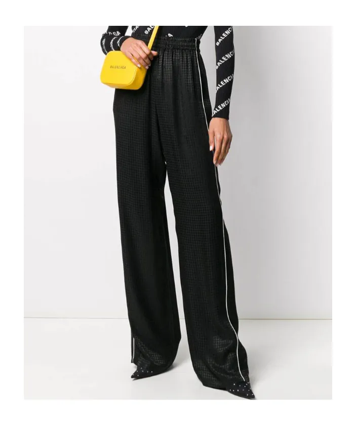 Checked Track Pants
