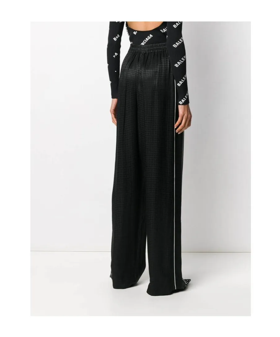 Checked Track Pants