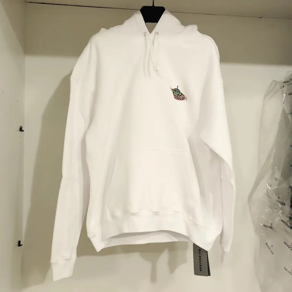 Logo Printed Hooded Sweater