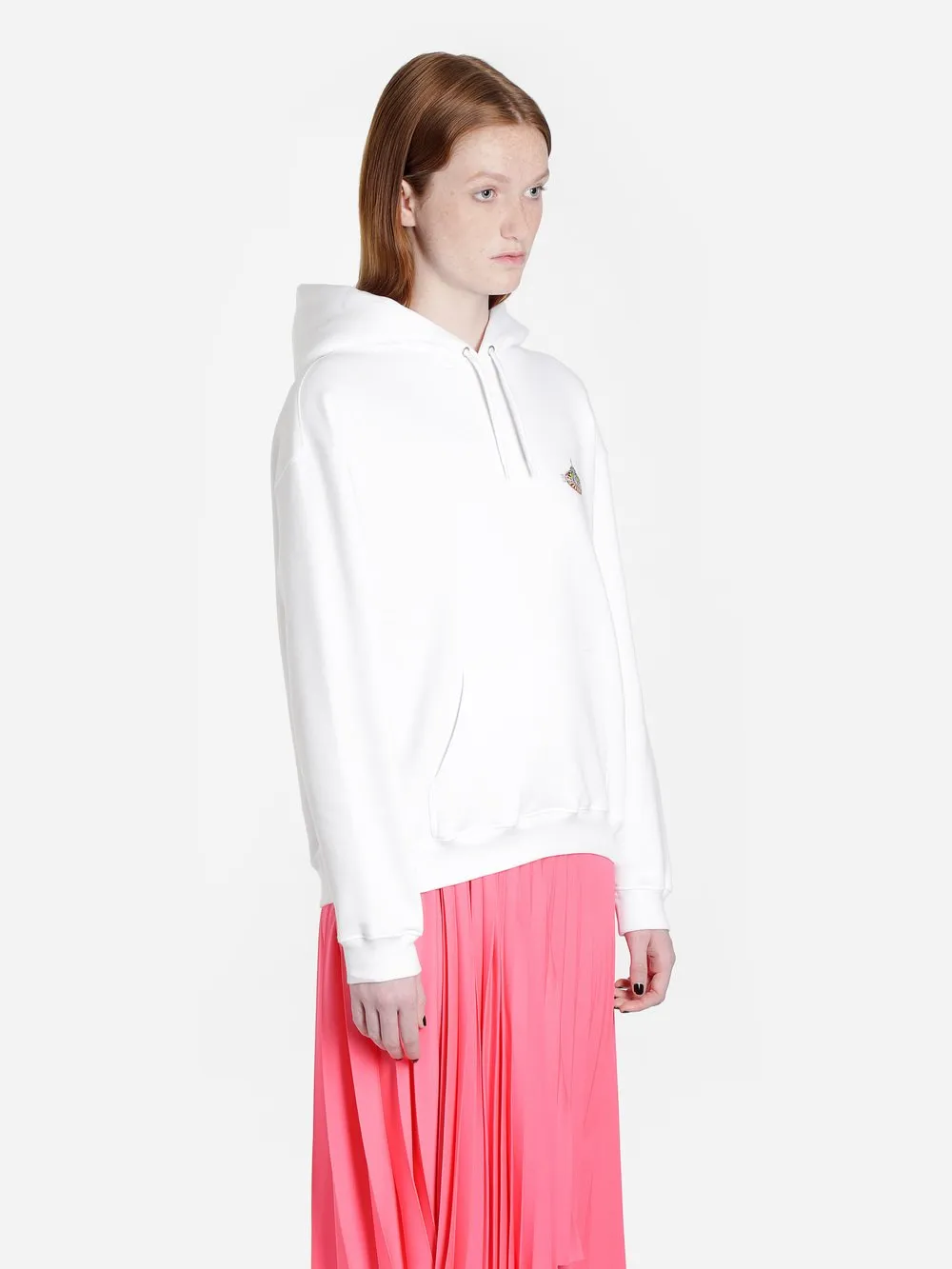 Logo Printed Hooded Sweater