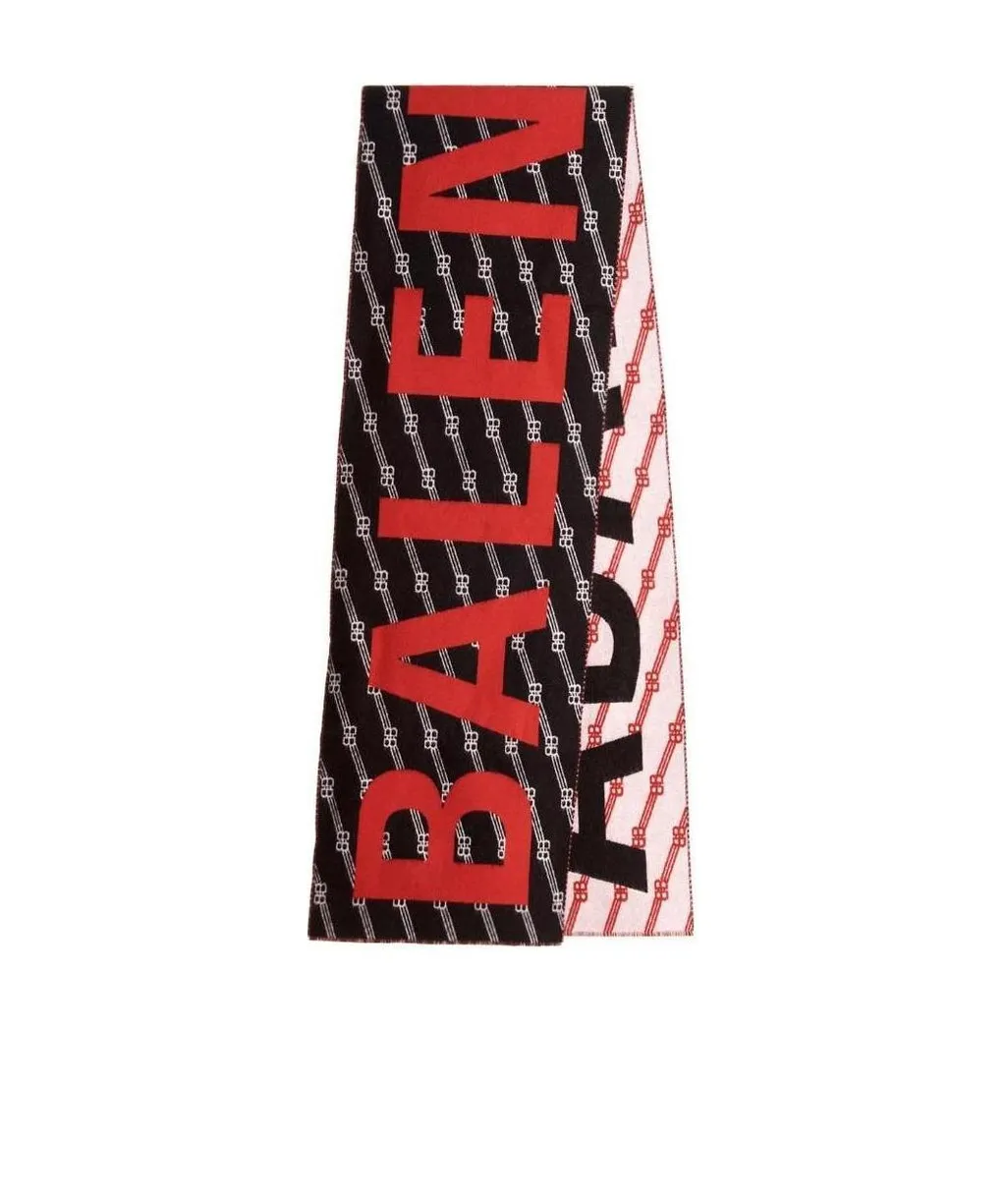 Jacquard Logo Scarf