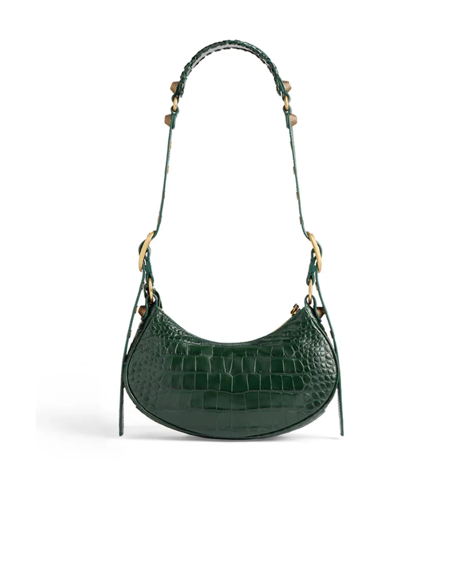 Cagole Embossed Shoulder Bag