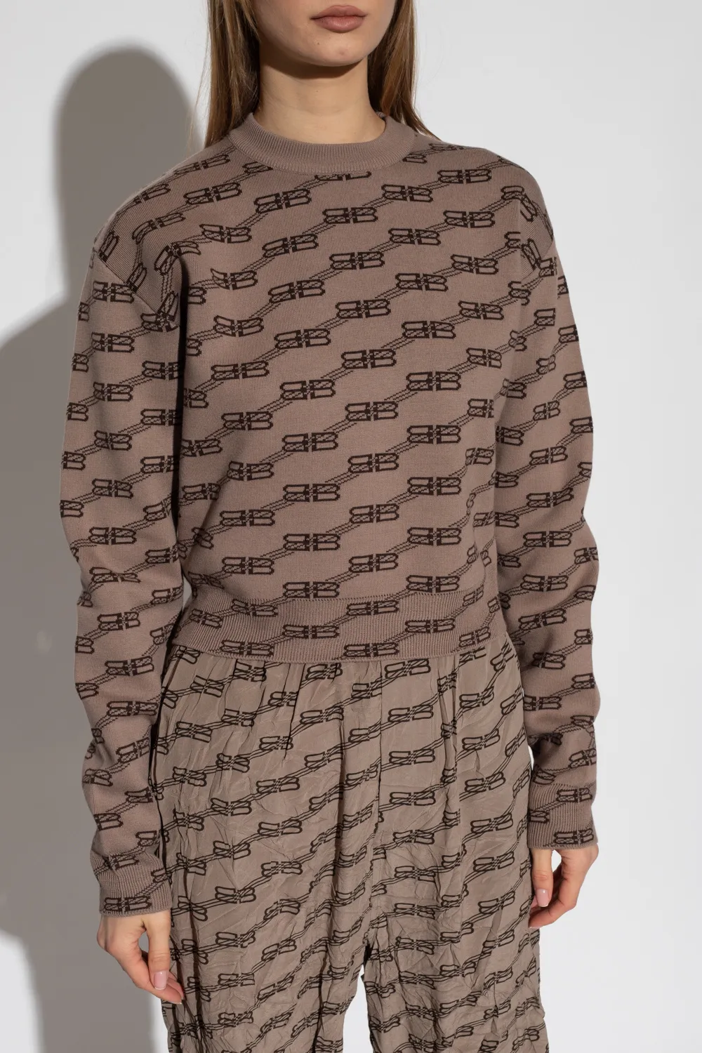 Bb Monogram Knitted Jumper