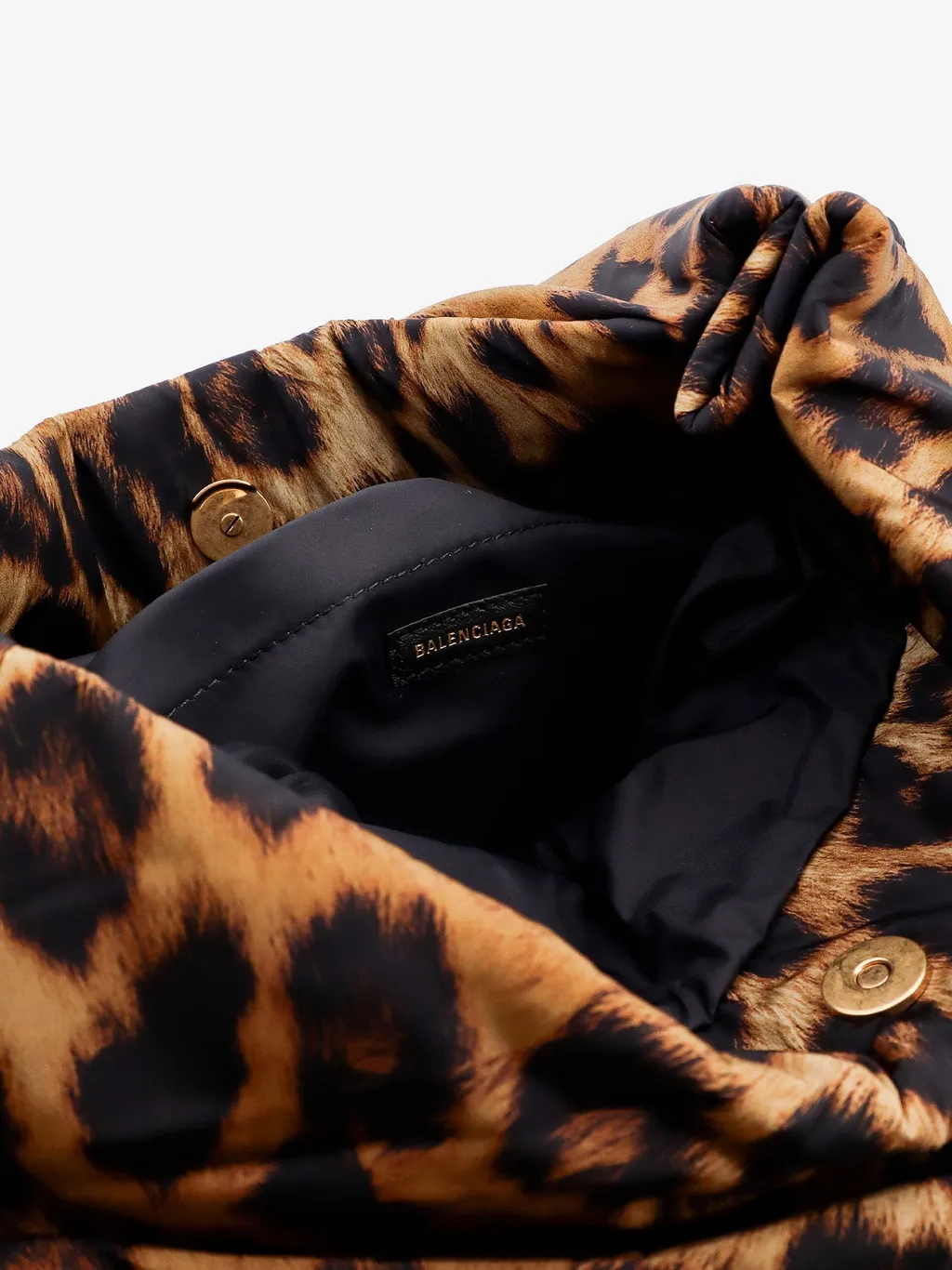 Monaco Leopard Print Chain Shoulder Bag
