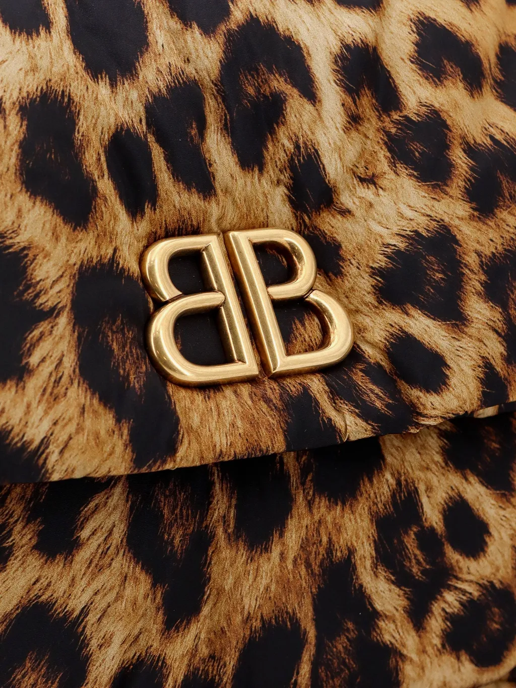 Monaco Leopard Print Chain Shoulder Bag