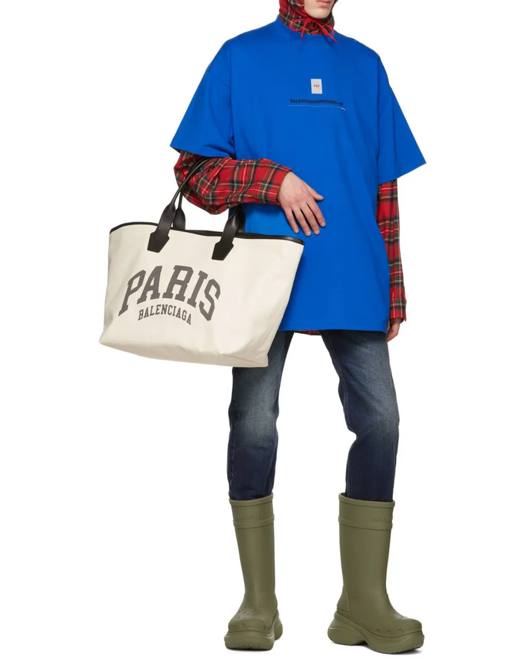 Cities Paris Jumbo Large Tote Bag