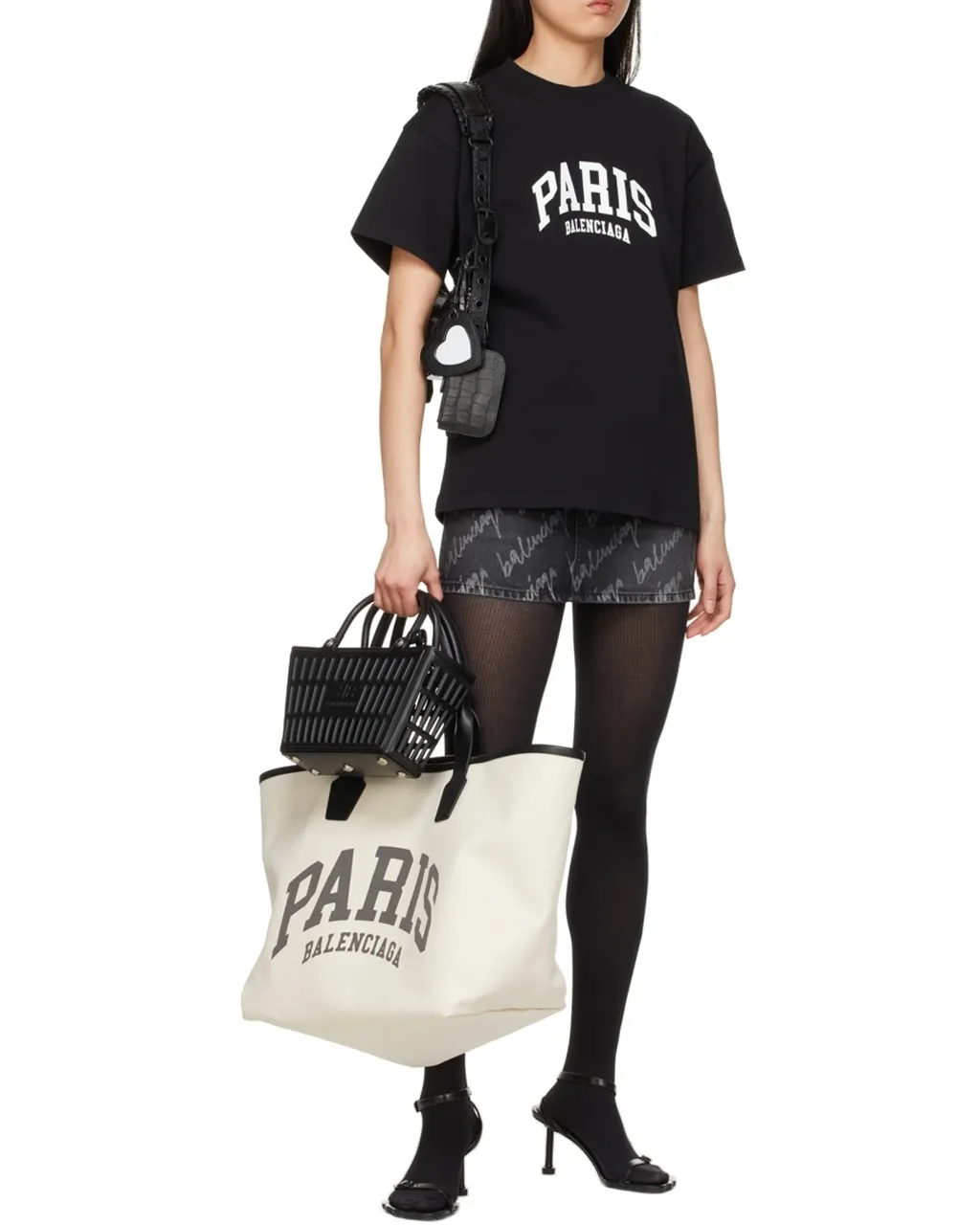 Cities Paris Jumbo Large Tote Bag