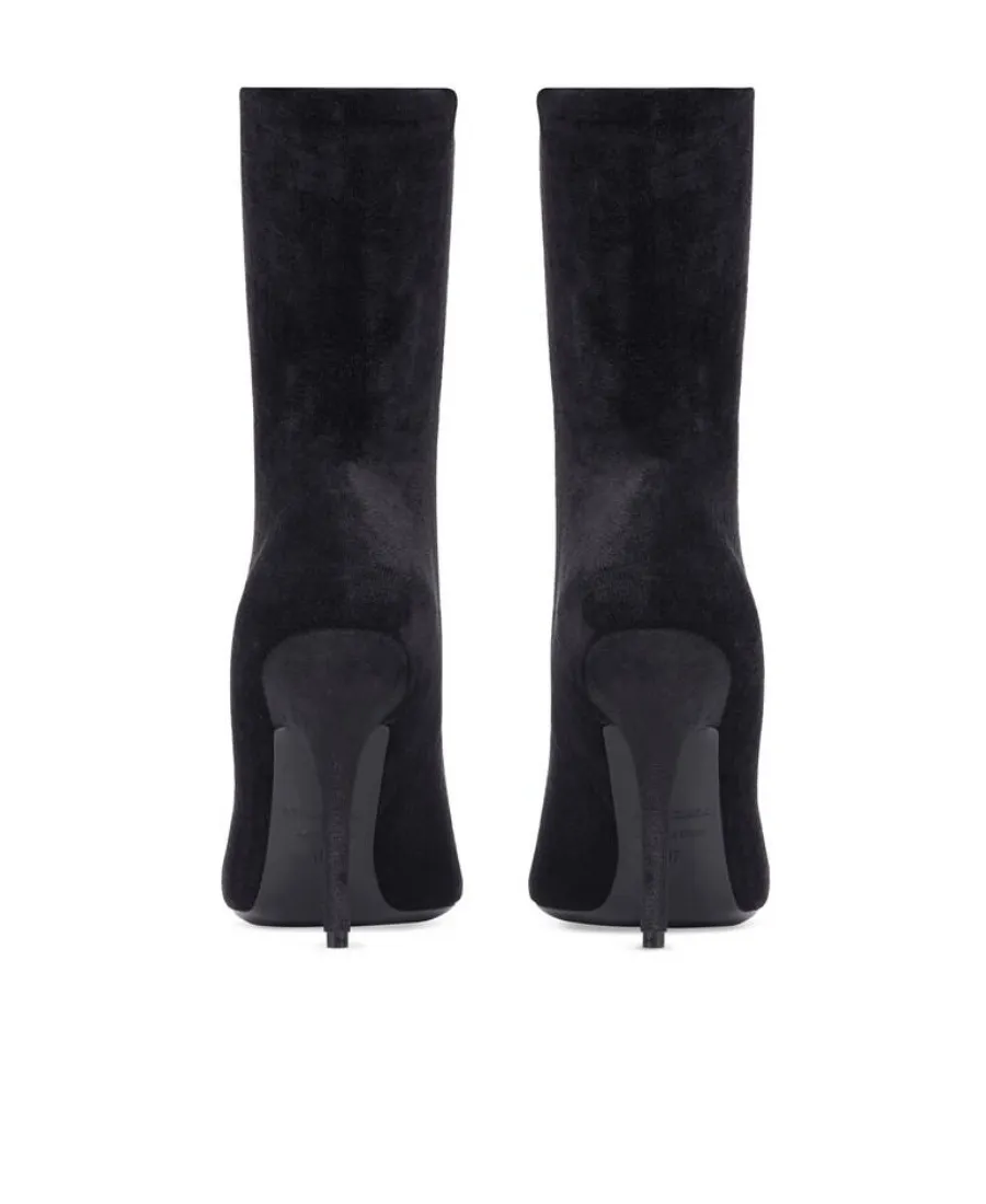 Knife Heeled Ankle Boots