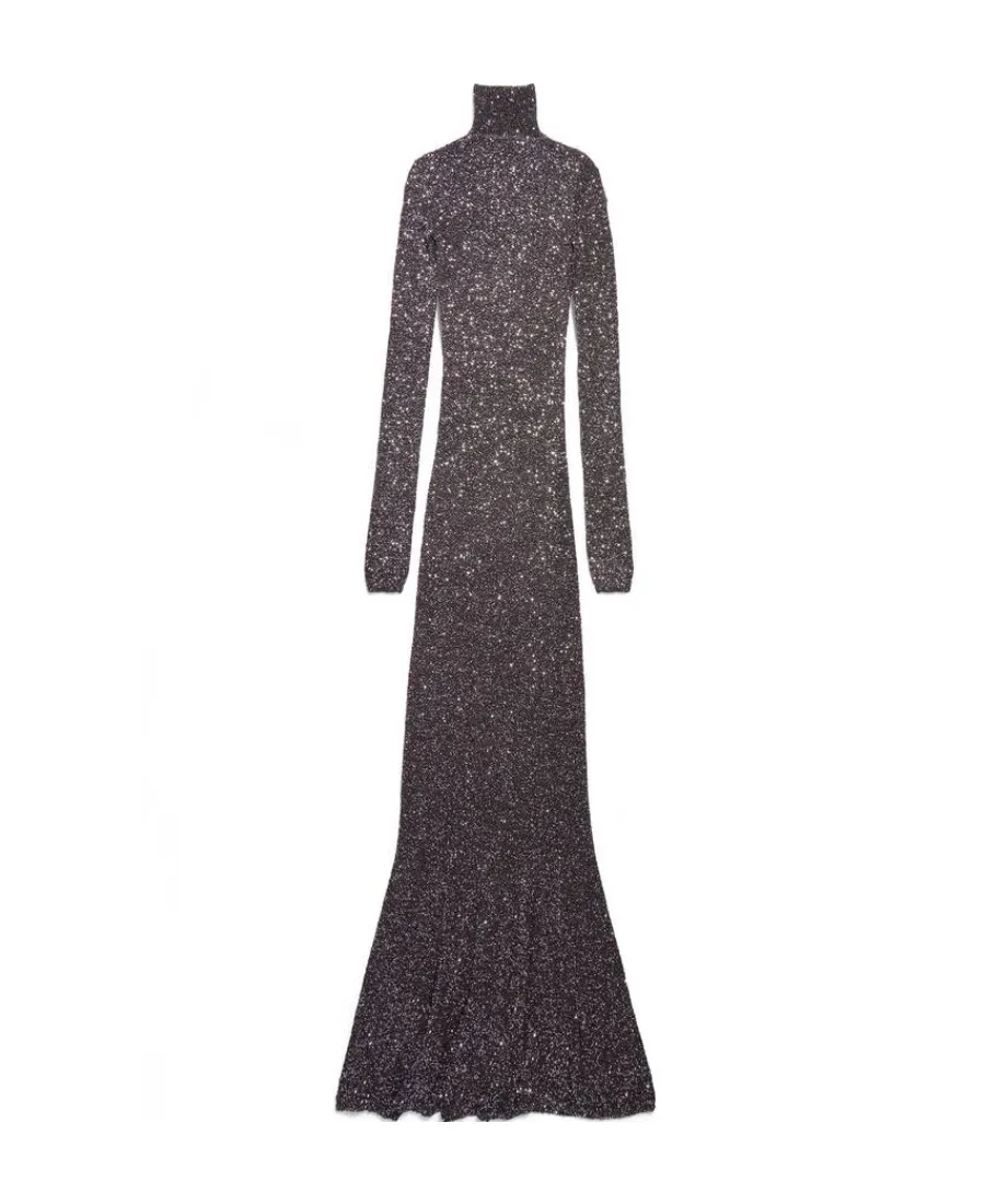 Sequin Embellished Maxi Dress