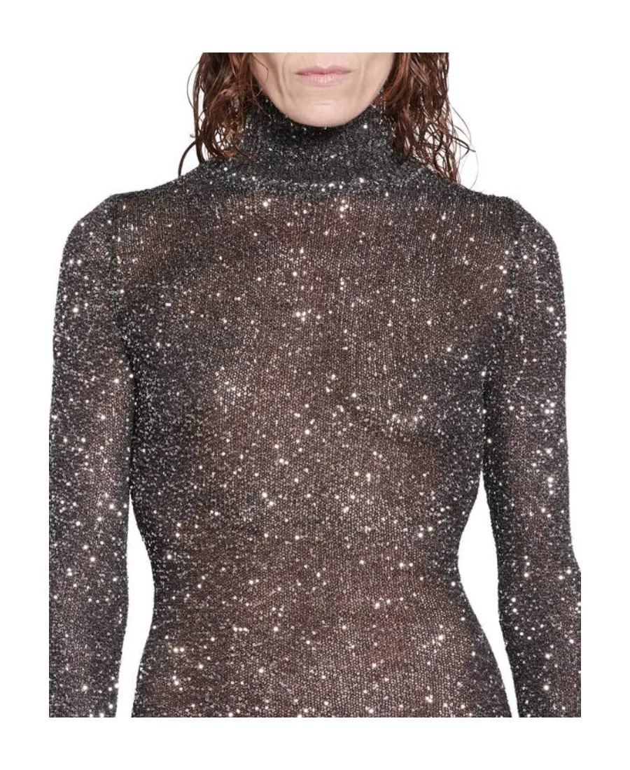 Sequin Embellished Maxi Dress