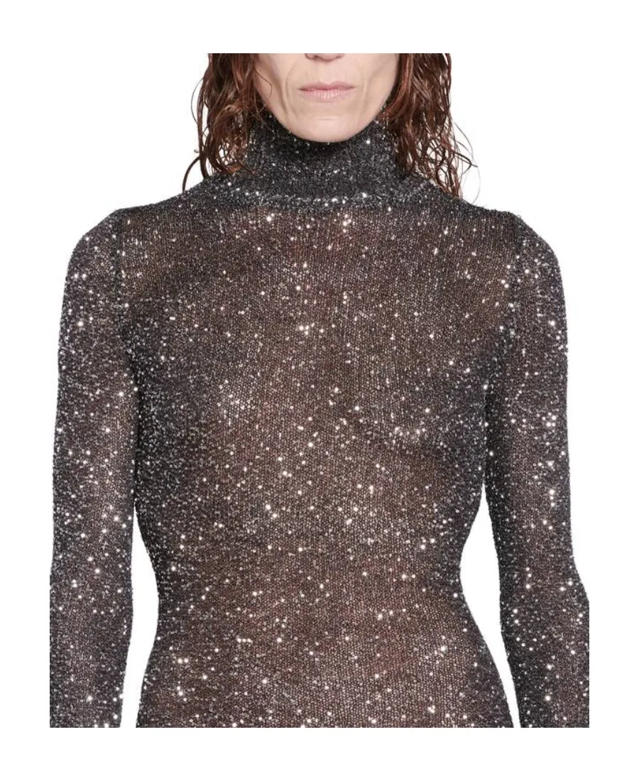 Sequin Embellished Maxi Dress