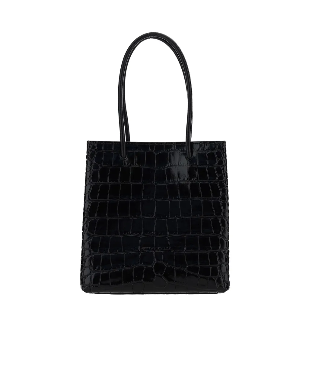 Xxs Shopping Embossed Emblem Handbag