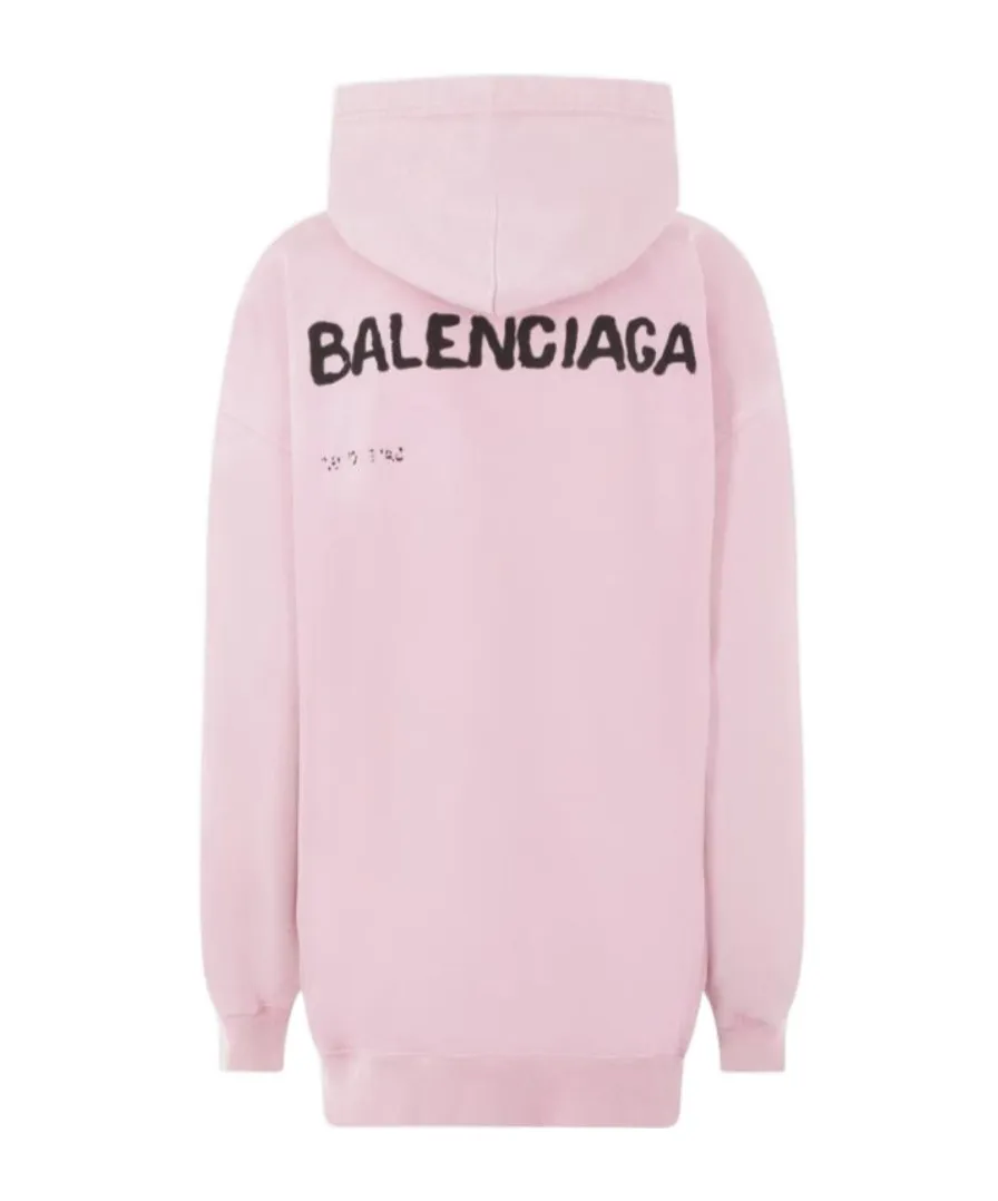 Logo Printed Oversized Hoodie