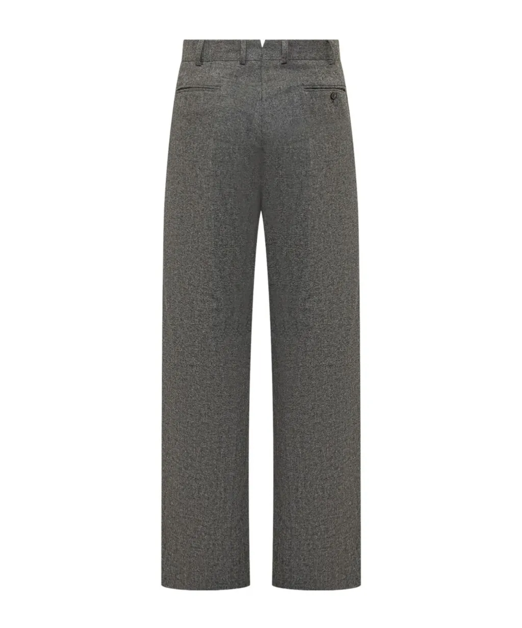 Wool Pleated Pants