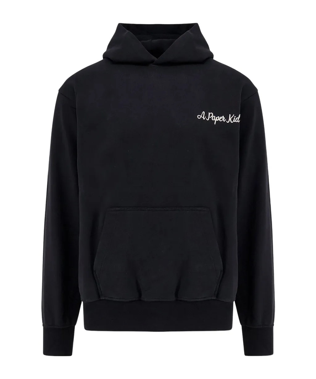 Cotton Sweatshirt With Logo Embroidery On The Front