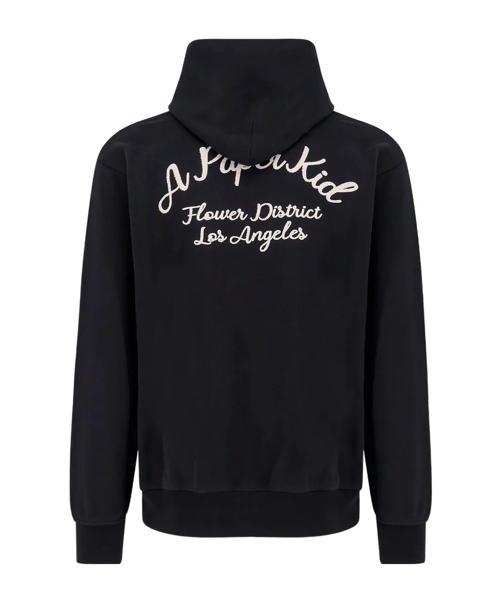 Cotton Sweatshirt With Logo Embroidery On The Front