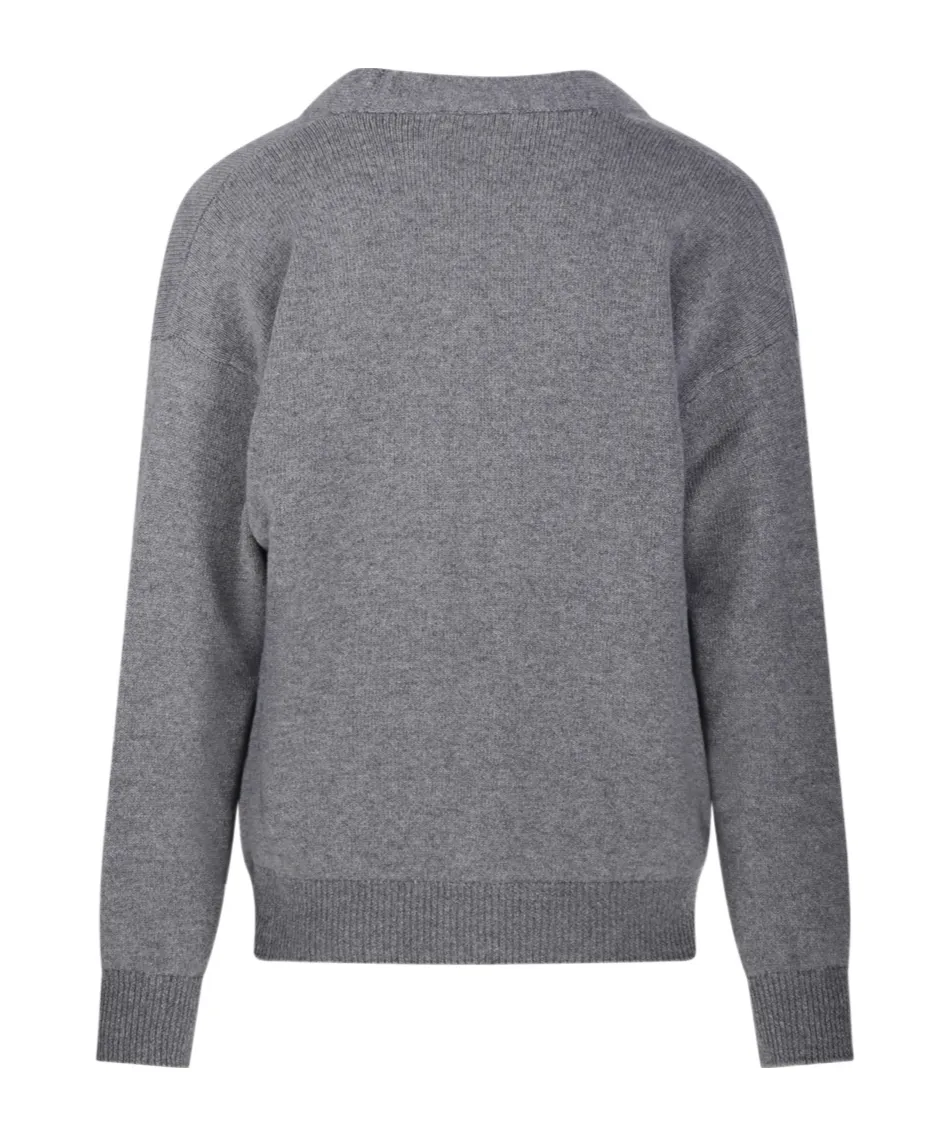 Patch Pocket V-Neck Cardigan