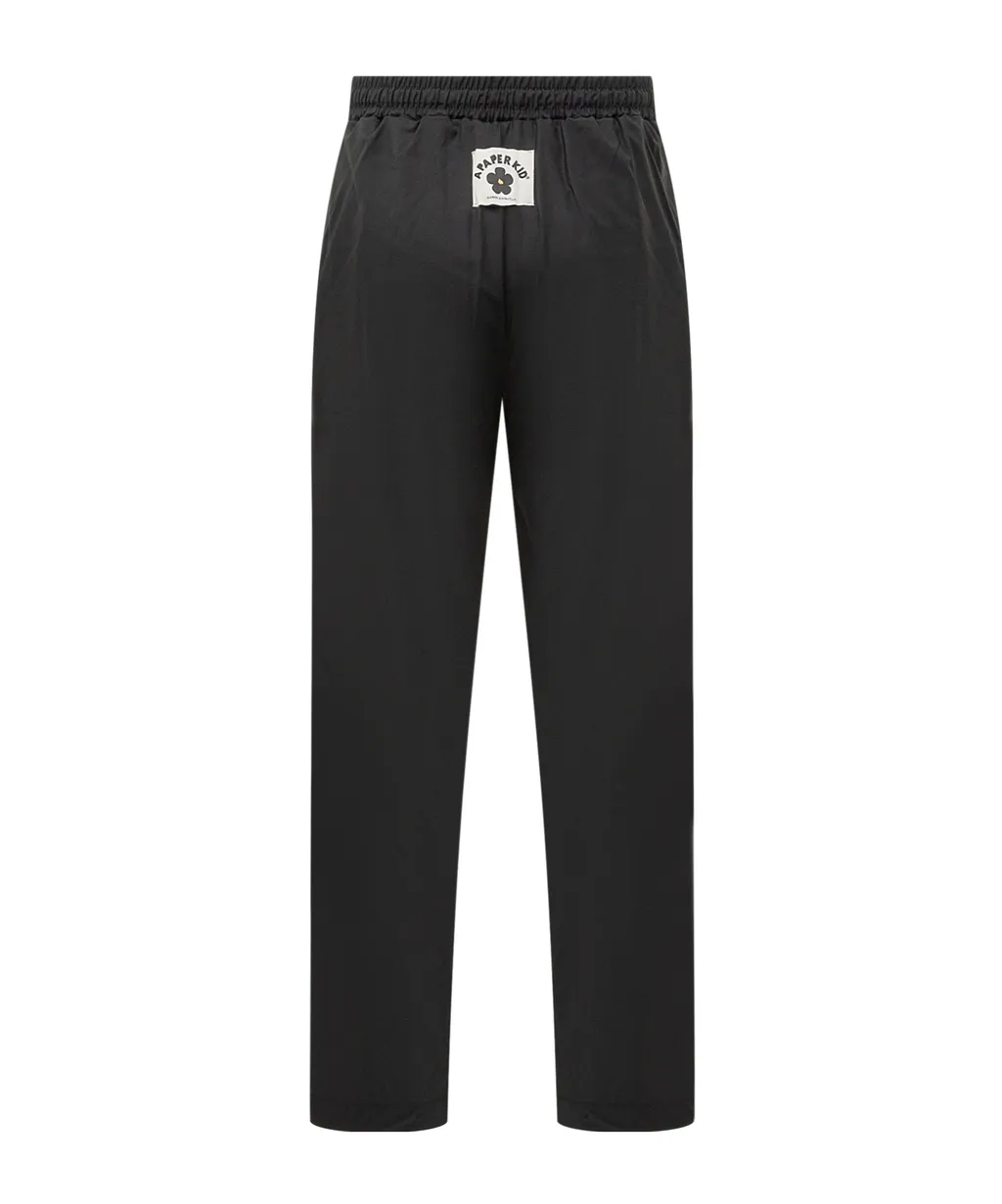 Logo-Patch Drawstring Track Pants