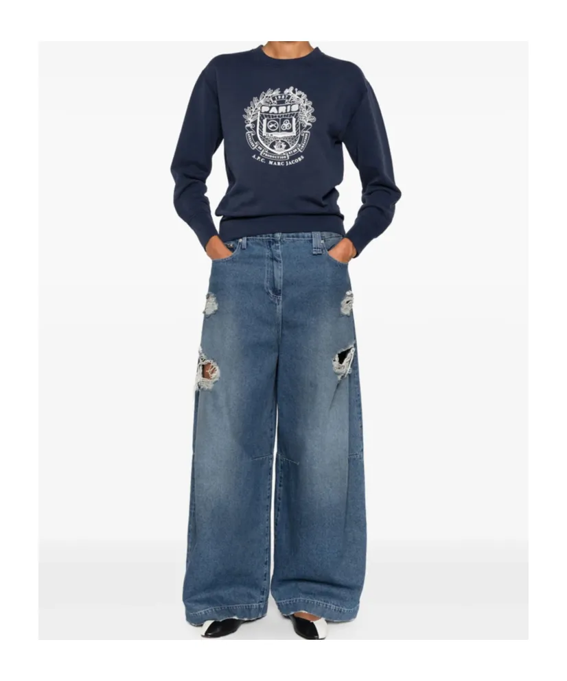 X Marc Jacobs Long-Sleeved Crewneck Sweatshirt
