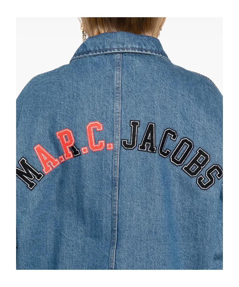 Logo Embroidered Denim Jacket