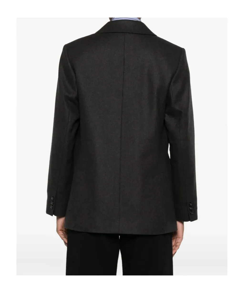 Double-Breasted Wool Blazer