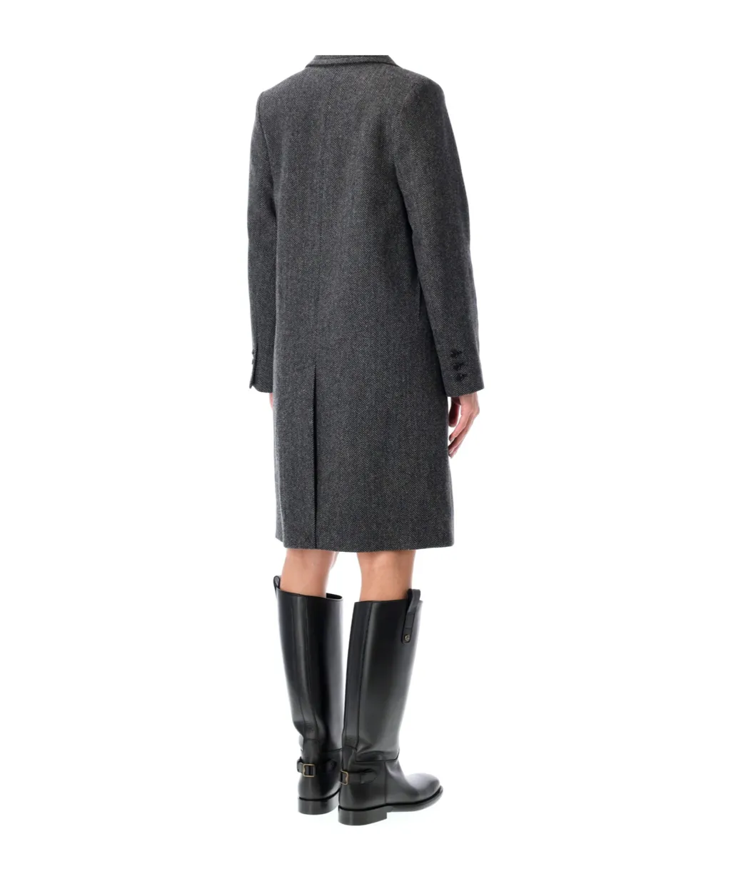 Double-Breasted Tailored Coat