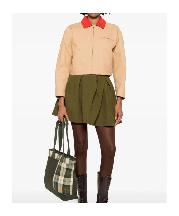 X Marc Jacobs Zip-Up Cropped Jacket