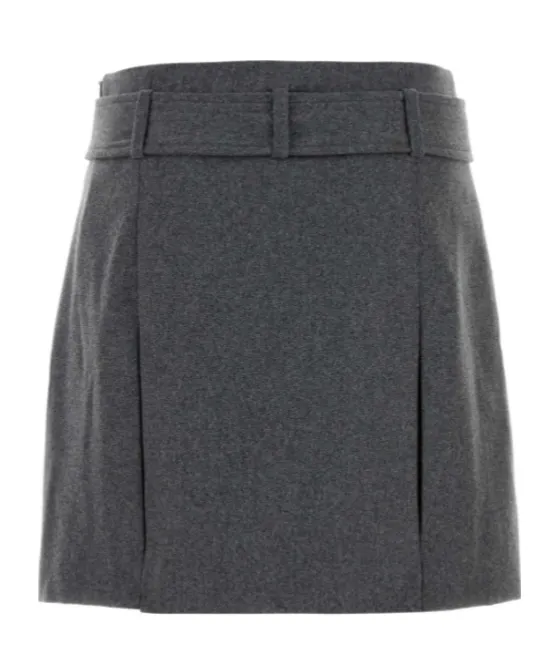 Belted Mini Skirt
