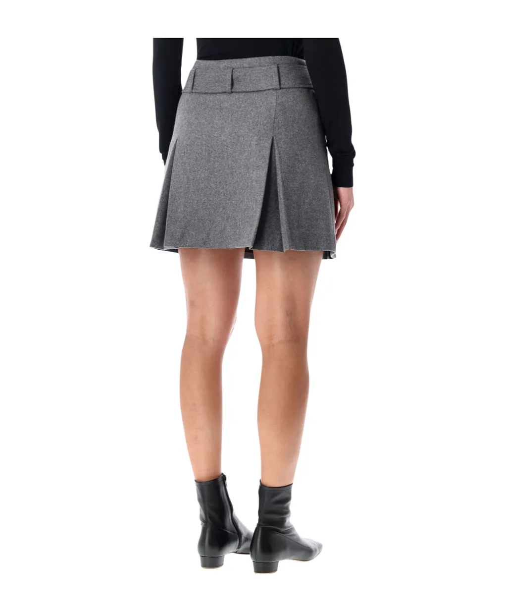 Belted Mini Skirt