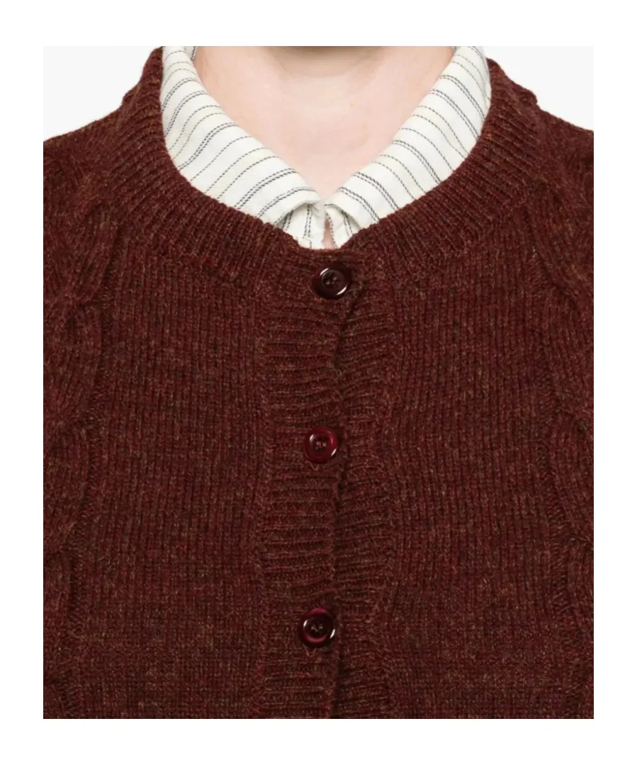 Cable-Knit Sleeveless Vest