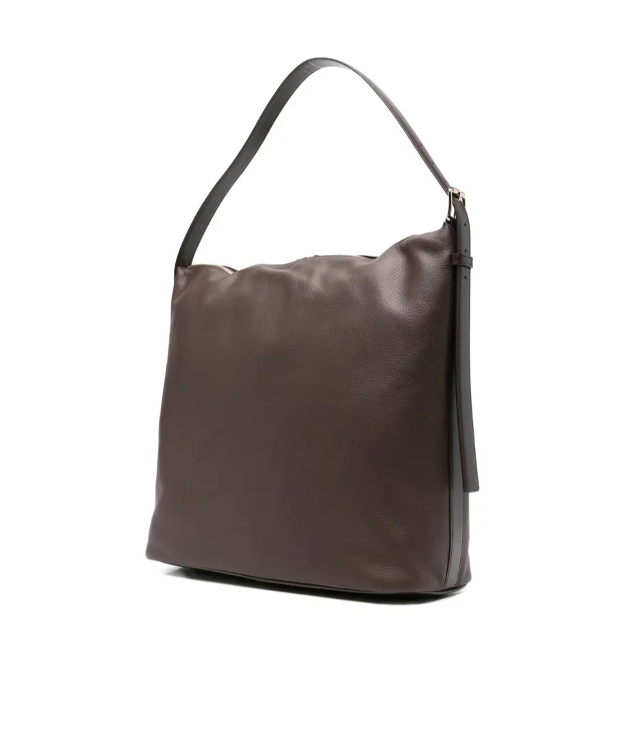 Vera Logo Printed Maxi Shoulder Bag