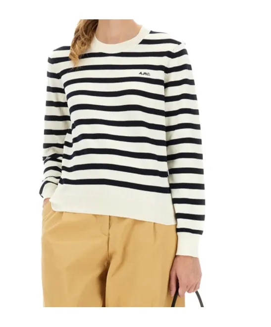 Josepha Striped Crewneck Sweater