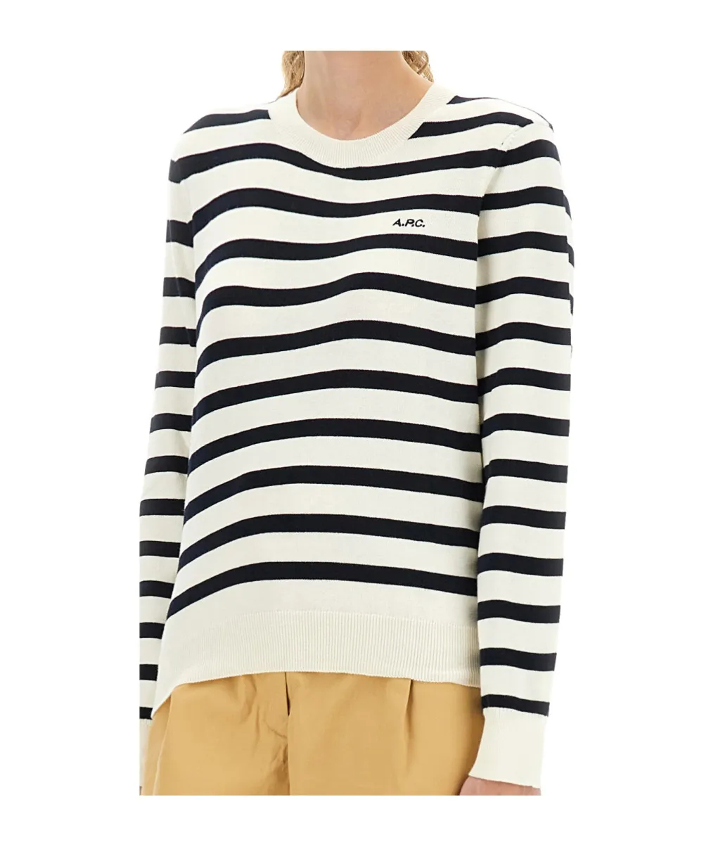 Josepha Striped Crewneck Sweater
