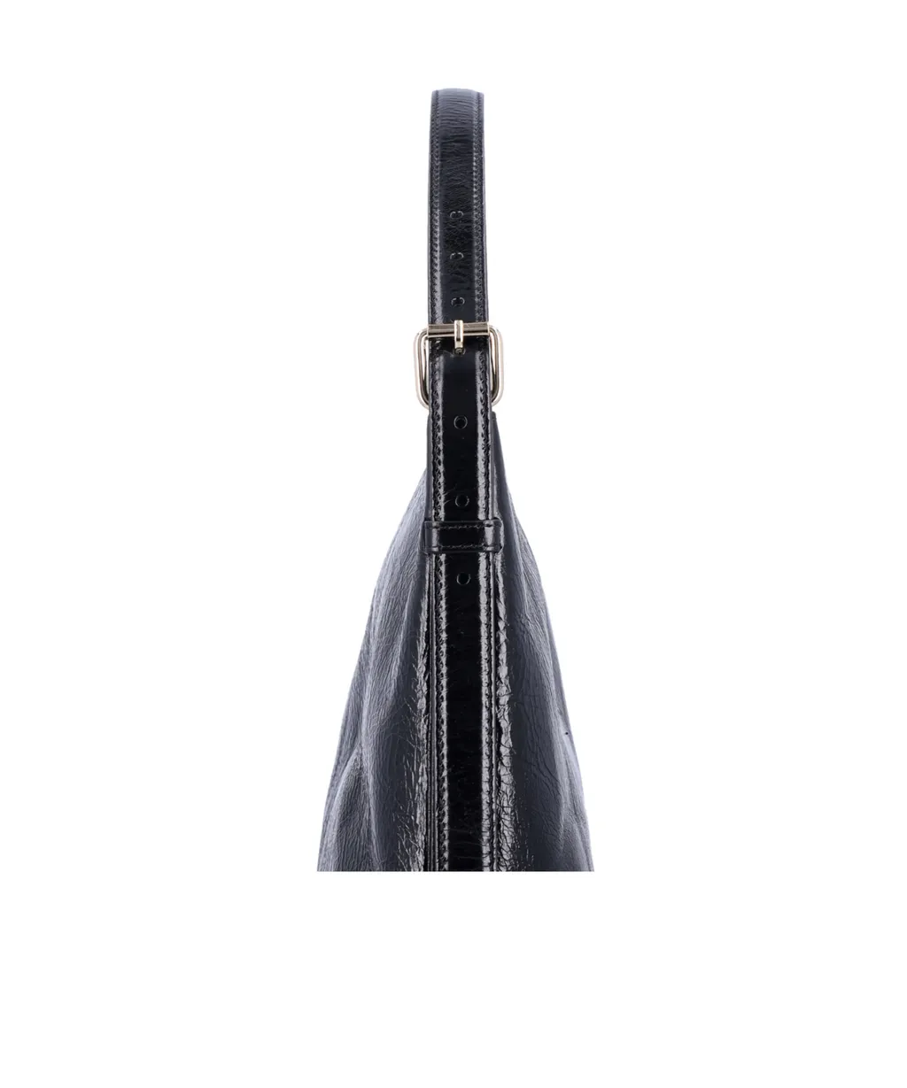 Vera Logo Printed Zipped Tote Bag