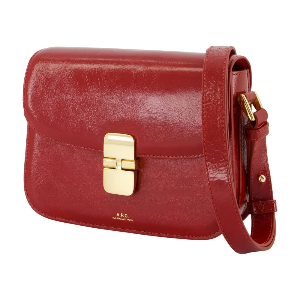 Small Grace Flap Magnetic-Clasp Cross-Body Bag