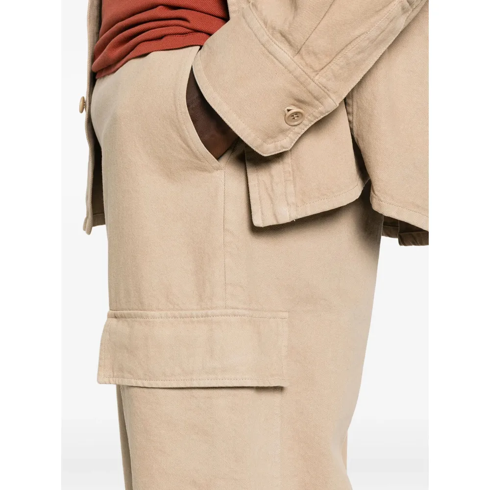 Straight-Leg Cargo Trousers