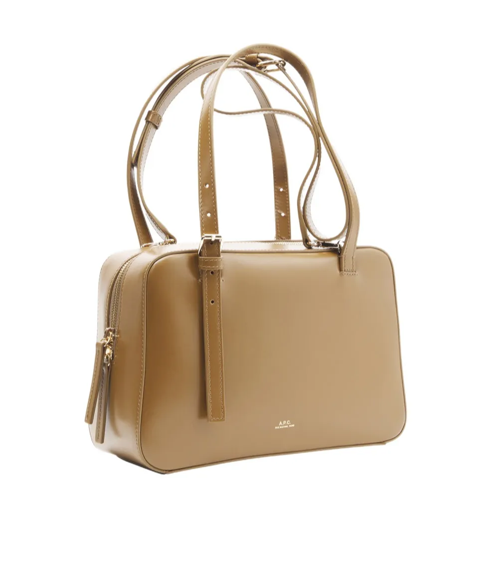 Virgine Box Buckle-Detail Tote Bag