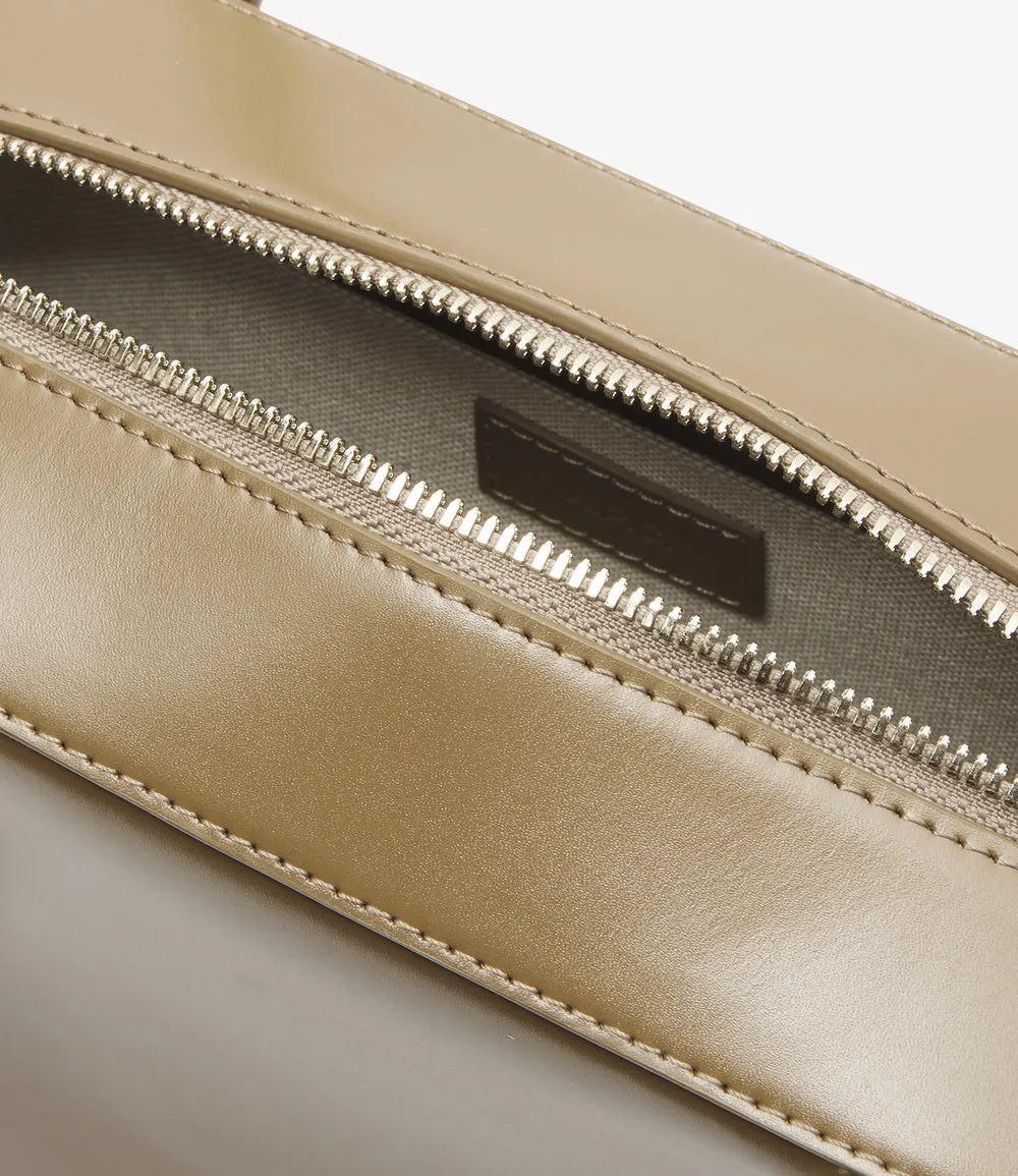 Virgine Box Buckle-Detail Tote Bag