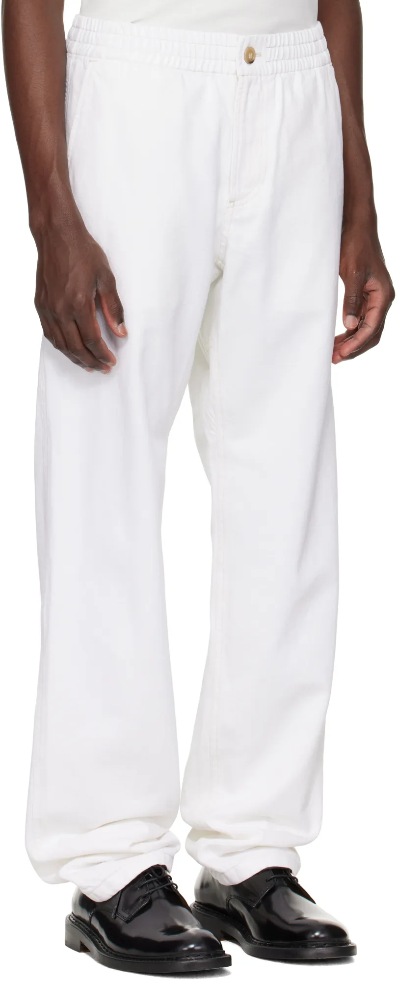 Elastic Waist Casual Pants
