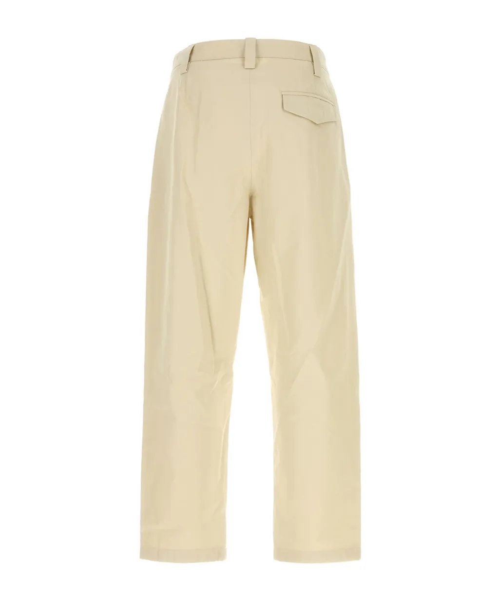 Pleated Straight Leg Pants