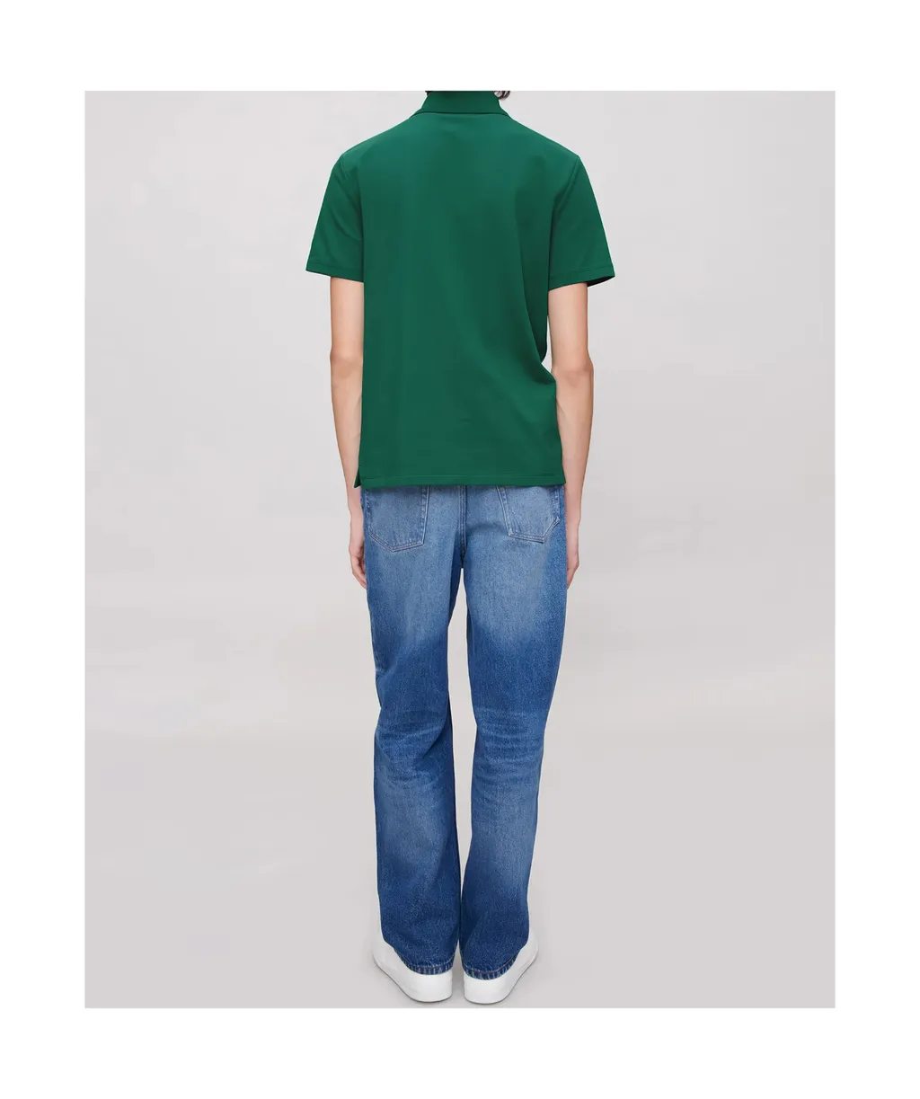 Button Detailed Straight Leg Jeans