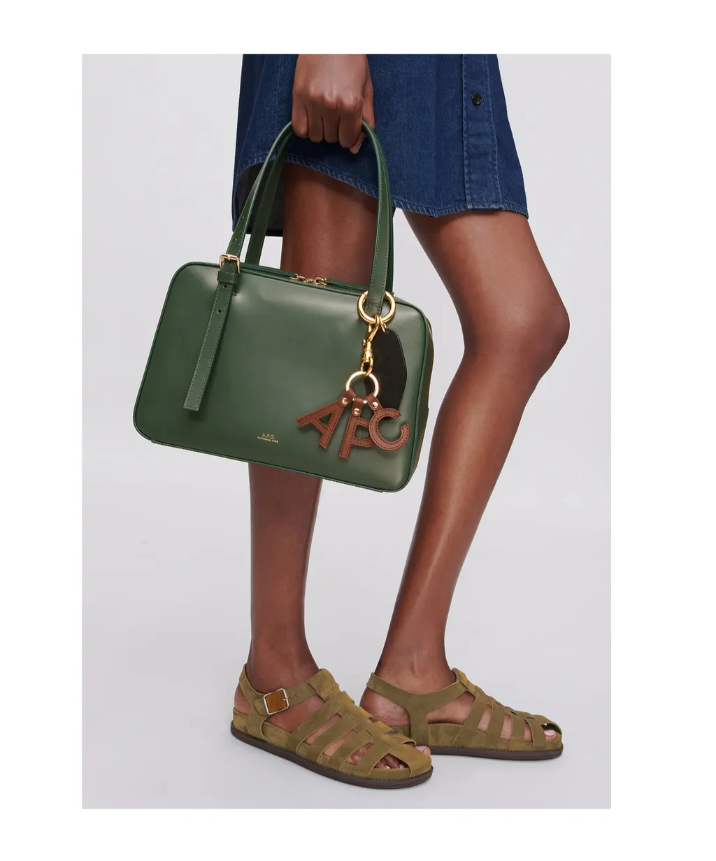 Virginie Logo Printed Crossbody Bag