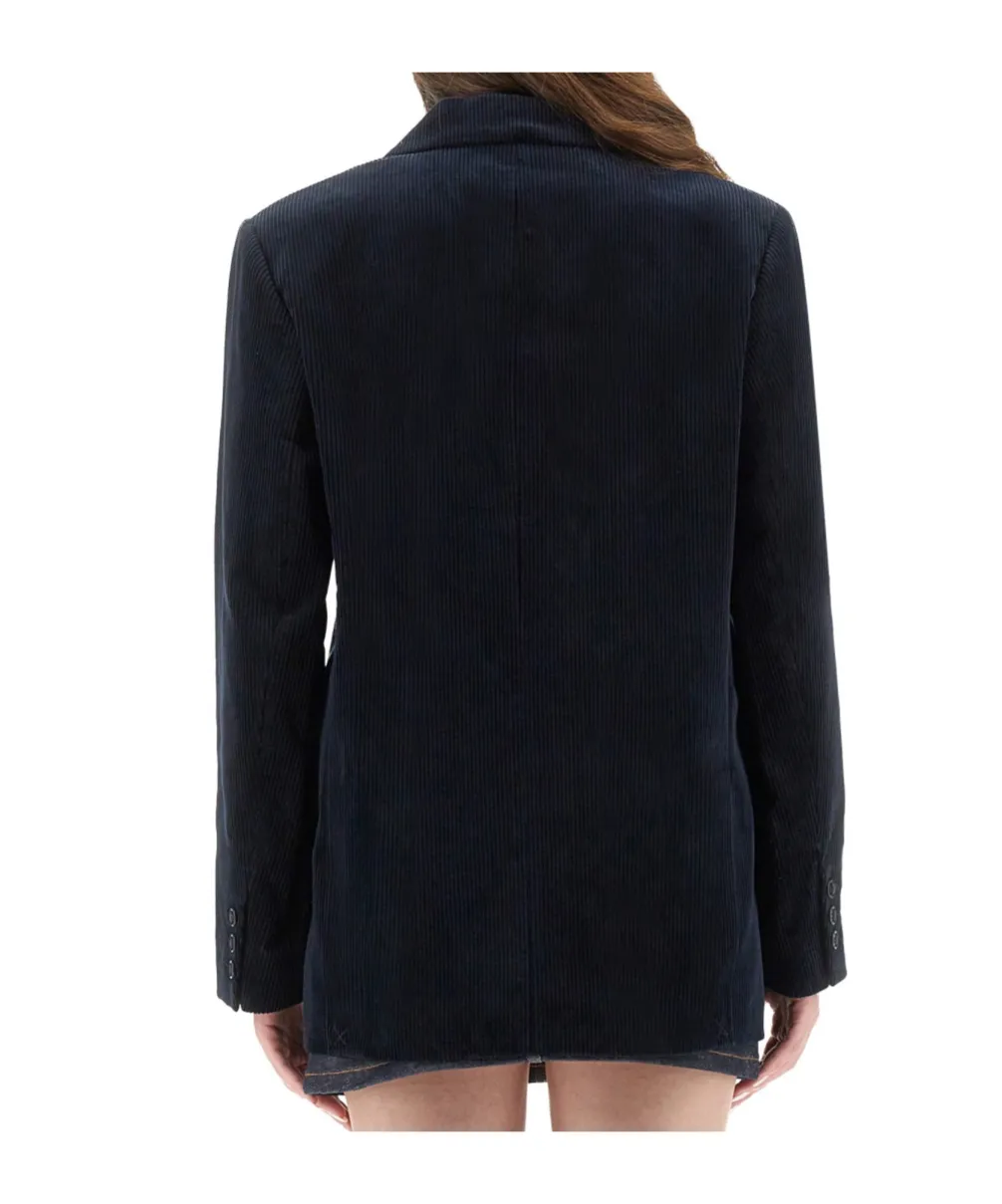 Lucy Double-Breasted Corduroy Blazer