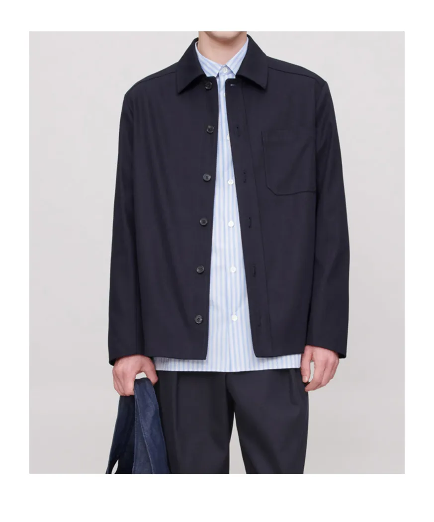 Buttoned Overshirt Jacket