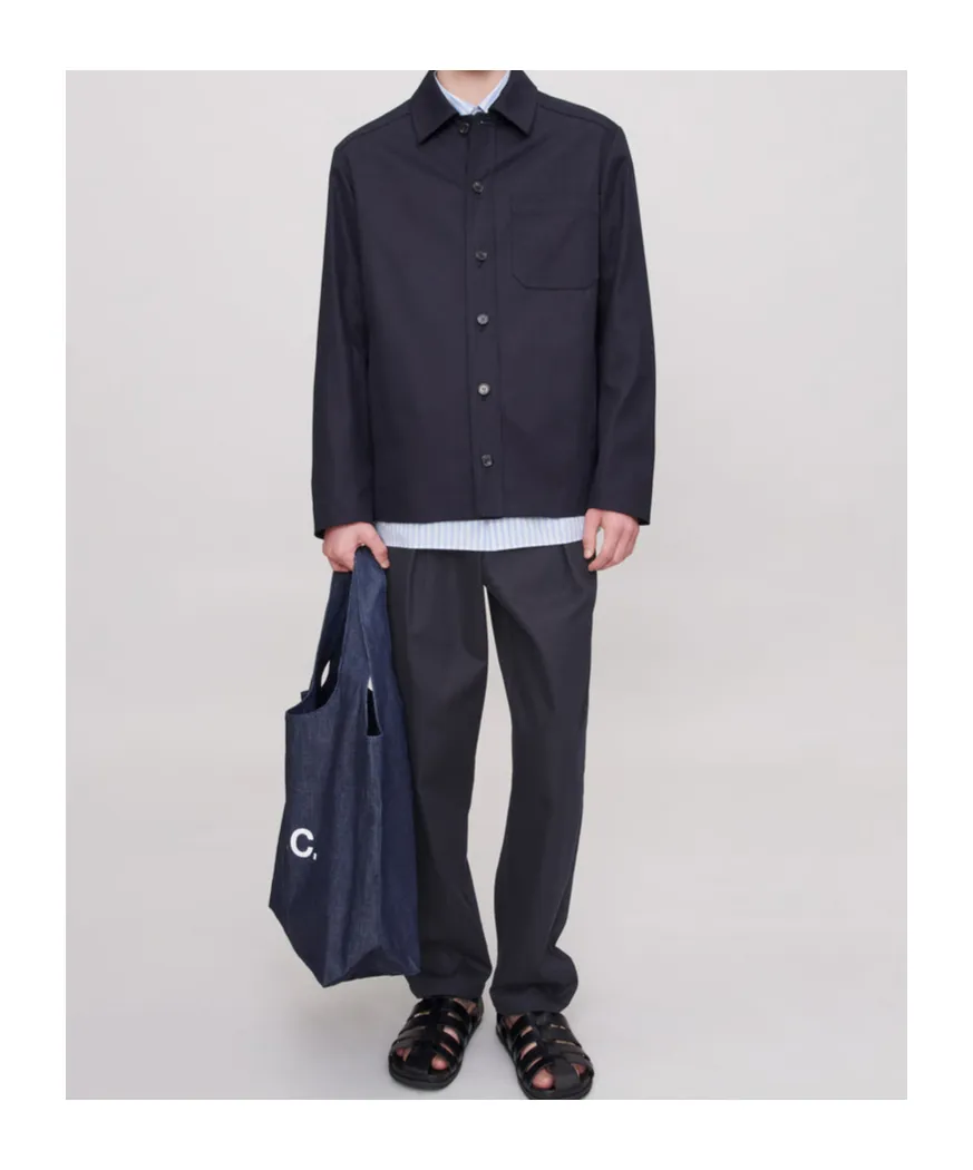 Buttoned Overshirt Jacket